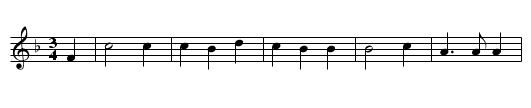 Die elfjaehrige Markgraefin - staff notation