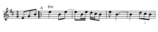 die Goldene Khasene - staff notation