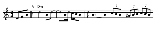 die Goldene Khasene - staff notation