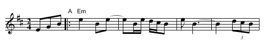 die Goldene Khasene - staff notation