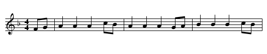 Die harrende Braut - staff notation