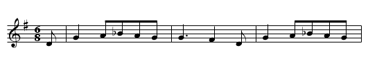 Die Kindesmoerderin - staff notation