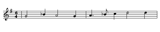 Die Koenigskinder - staff notation
