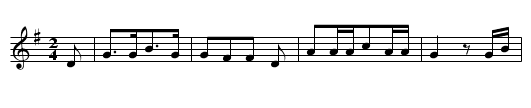 Die Koenigskinder - staff notation