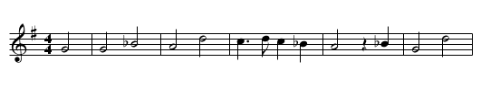 Die Mordeltern - staff notation