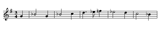 DIE MUTTER SPRACH ZUM TOECHTERLEIN - staff notation