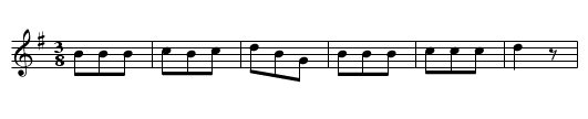 Die Nachtigall - staff notation