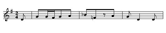 Die Nixenbraut - staff notation