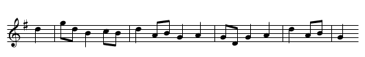 Die Rabenmutter - staff notation