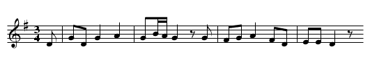 Die Rabenmutter - staff notation