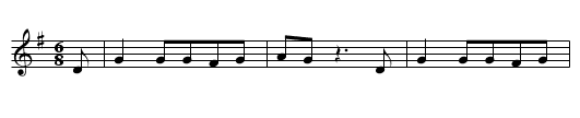 Die Rheinbraut - staff notation