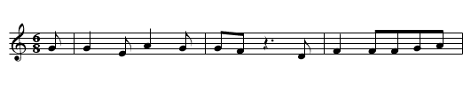 DIE SONNE SANK IM WESTEN - staff notation