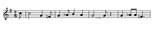 Die Todesbraut - staff notation