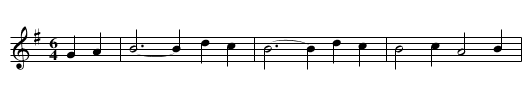 Die Traenen des Hirsches - staff notation