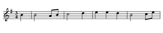 Die zwei armen Waislein - staff notation