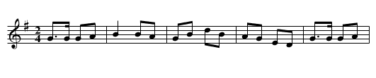 Din Tarrant's - staff notation
