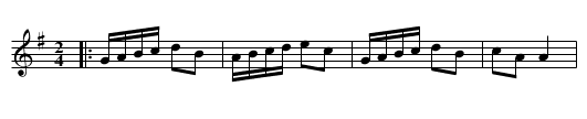 Ding Dong Bell - staff notation