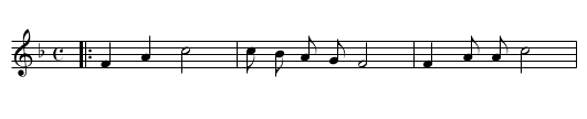 Ding, Dong, Bell - staff notation