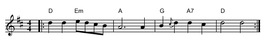 Ding Dong! Merrily on High - staff notation