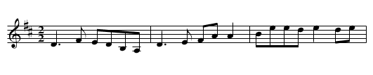 Dingle Reel, The. - staff notation