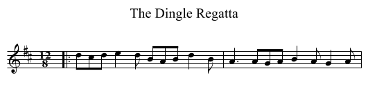 Dingle Regatta, The  - staff notation