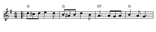 Dingle Regatta - staff notation