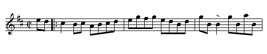 Dinky's Reel - staff notation