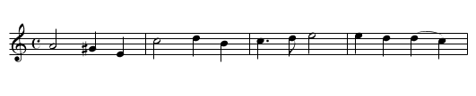 Dirge of Mull, The - staff notation