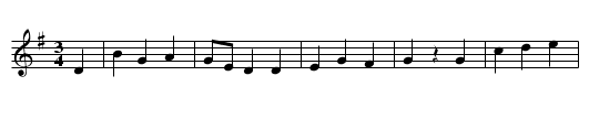 Disguised Sailor - staff notation