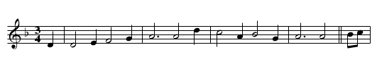 Dissembling Love - staff notation