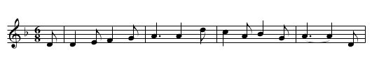 Dissembling Love - staff notation