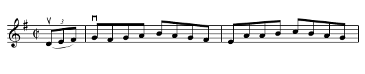 Distant Greeting -- Reel - staff notation