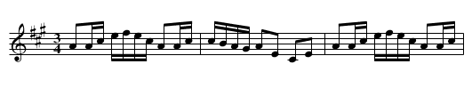 Dj&auml;vulspolska fr&aring;n S&ouml;rmland - staff notation