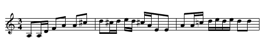 Djursdalapolskan (stämma) - staff notation