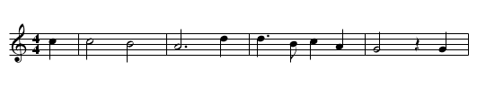 DO TRUNKEN SIE - staff notation