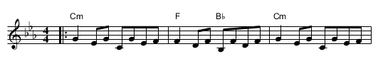 Dobbin's Flowery Vale - staff notation
