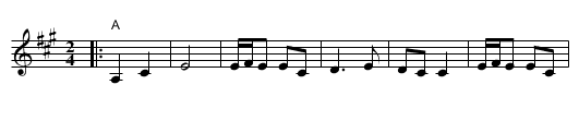 Dobrolusko - staff notation