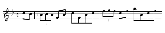 Doc Harris Hornpipe - staff notation