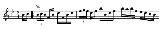 Doc Harris Hornpipe - staff notation