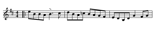 Doctor Gilbert's - staff notation