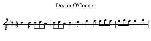 Doctor O'Connor - staff notation