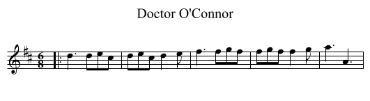 Doctor O'Connor - staff notation