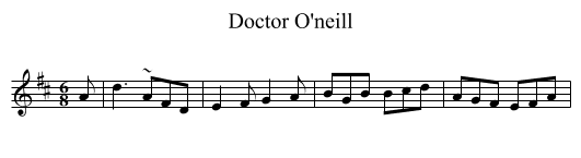 Doctor O'neill - staff notation