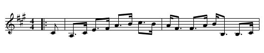 Dod House - staff notation