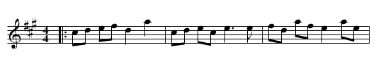 Dodo's Reel - staff notation