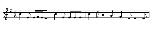 Dogs in the Barley - staff notation