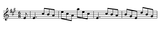 Doherty's Fancy - staff notation