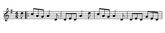 Doherty's King of the Pipers - staff notation