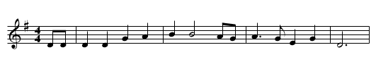 Doing Time - staff notation