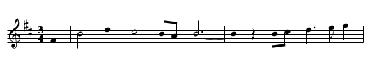Dom Oiche Ud I mBeithil - staff notation